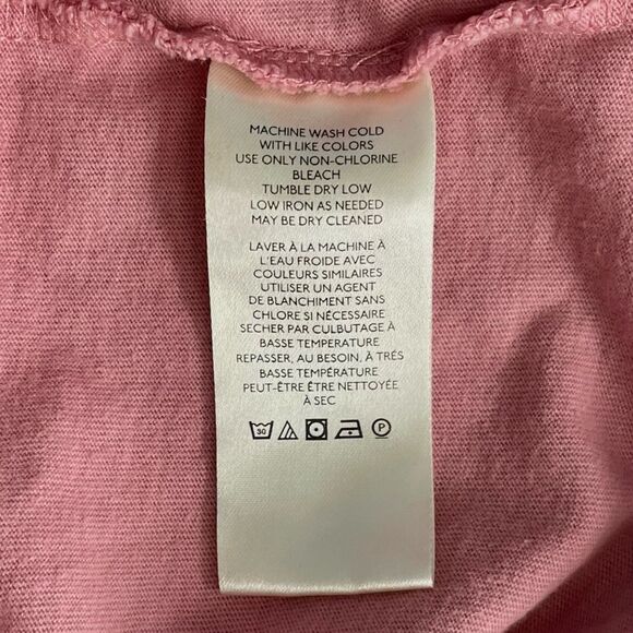 Free People Kathy Smocked Long Sleeve Tee Blush Rose Size M - Picture 12 of 12